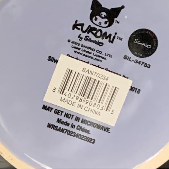 Kuromi 20oz Ceramic Mug Sanrio Hello Kitty Collection - Picture 8 of 8